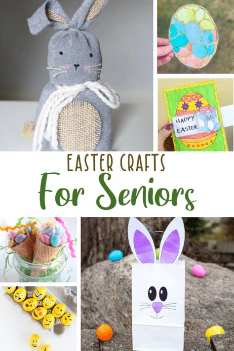 20 Fun And Easy Easter Crafts For Seniors To Make! Easter Senior Living Activities, Quick And Easy Easter Crafts, Easter Ideas For Nursing Home Residents, Easter Crafts For Elderly, Easter Crafts For Teenagers, Nursing Home Easter Activities, Easter Nursing Home Activities, Easy Easter Crafts For Seniors, Easter Craft For Adults