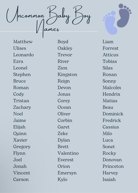 Names Of Baby Boy, Truly Unique Boy Names, Rare Beautiful Names Boys, Baby Names Start With Letter J, Good Names For Boys, Men’s Names, Uncommon Baby Names Boy, Unique Name For Boys, Name Boys Ideas