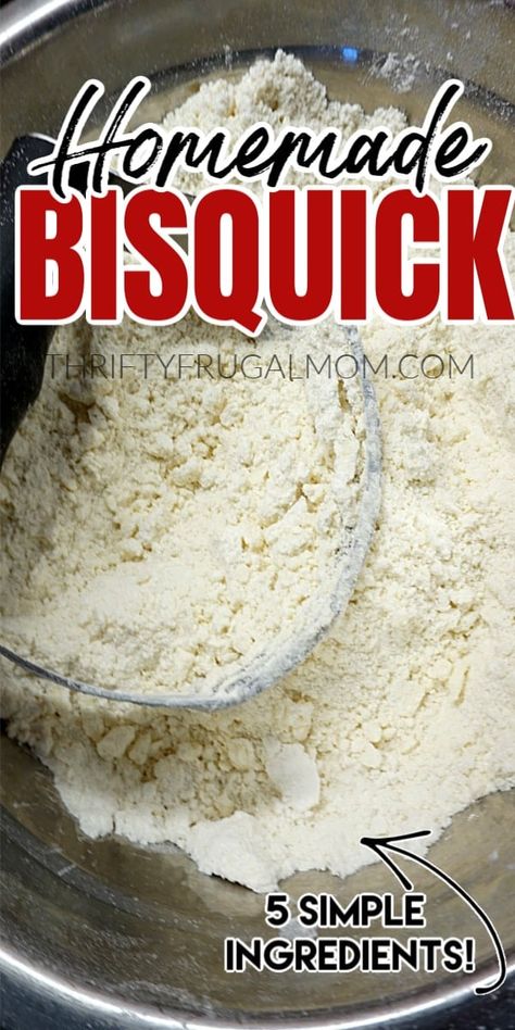 Bisquick Mix Recipe, Dessert Smoothies, Baking Mix Recipes, Homemade Biscuit, Homemade Bisquick, Homemade Dry Mixes, Cooking Substitutions, Homemade Pantry, Bisquick Recipes