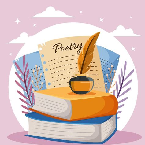 World Poetry Day Concept Poetry Logo Design, English Group Icon, Poetry Logo, English Icon, English Logo, World Poetry Day, Poetry Day, Reading Day, Photo Frame Gallery