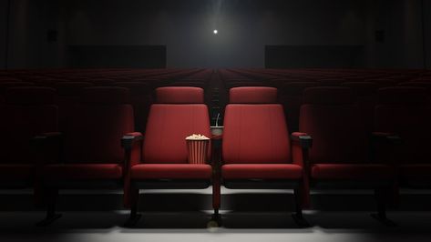 Movie Seats, Cinema Popcorn, Movie Theatre Seats, Cinema Chairs, Cinema Seats, Theater Chairs, Cinema Theatre, Movie Screen, Theater Seating