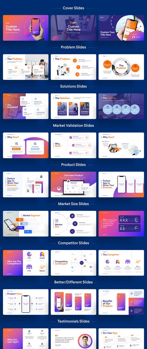 Deckly - Pitch Deck Presentation Template — Presentation on UI8 Business Deck Presentation, Pitch Slide Design, Ux Presentation Design, Pitch Design Presentation, Powerpoint Corporate Design, Sales Pitch Deck, Presentation Templates Design, Product Pitch Deck, Pitch Deck Template Design