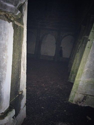 Shadow Monk The photo to the left was taken in Ireland’s historic Muckross Abbey. Could the shadowy figure in the background be the ghost of a long-dead friar? Founded in 1448, Muckross Abbey has a dark and violent past. The abbey was home to Franciscan friars who were repeatedly raided by bands of marauders. The men also suffered from Cromwellian forces. Now, only ruins of the once majestic structure remain. The graveyard surrounding the abbey has a chilling reputation. One creepy legend spea Shadow Monk, Photo Shadow, Ghost Pics, Real Ghost Photos, Ghost People, Ghost Photo, Harry Potter Universe, Ghost Sightings, Paranormal Photos