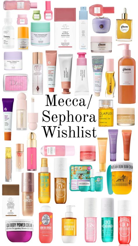 Sephora Gift Ideas, Mecca Makeup, Best Sephora Products, Mecca Beauty, Makeup Beauty Room, Christmas Presents For Dad, Makeup Sephora, Travel Skincare, Sephora Favorites