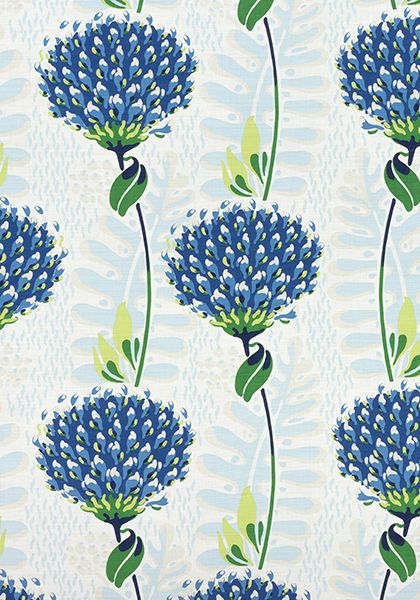 TIVERTON, Blue and Green, F910650, Collection Ceylon from Thibaut Tiverton Wallpaper, Liz Casella, Large Print Wallpaper, Construction Wallpaper, Thibaut Fabric, Green Swan, Thibaut Wallpaper, Washable Wallpaper, Chinoiserie Design