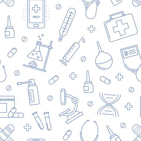 Medical Seamless Pattern, Doctors Background, Medical Background Aesthetic, Background Pharmacy, Pharmacy Background, Hospital Background, Health Background, Medical Vector, Health Care Hospital