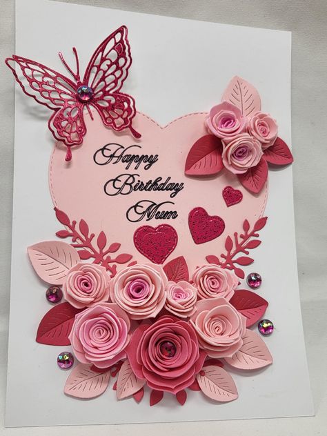 Diy Mother's Day, Flower Making Crafts, Farewell Cards, Fun Projects For Kids, Unique Birthday Cards, Birthday Cards For Mum, Unique Greeting Cards, Personalized Birthday Cards, Mother's Day Diy