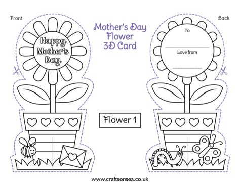 Free Printable Mothers Day Card Template to Color Mothers Day Cards Printable, Free Mothers Day Cards, Mothers Day Coloring Cards, Mothers Day Cards Craft, Mothers Day Card Template, Mother's Day Printables, Easy Mother's Day Crafts, Mother's Day Projects, Free Printable Crafts