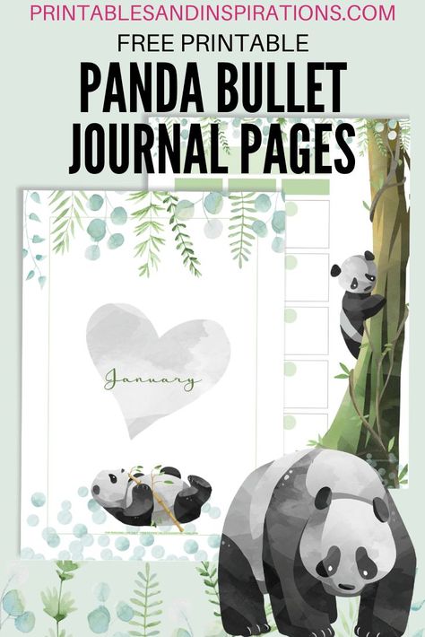 Free Printable Panda Planner PDF - Printables and Inspirations Pandas, Panda Journal, Study Planner Printable Free, Free Printable Monthly Planner, Panda Planner, Printable Forms, Planner Calendar Printables, Study Planner Printable, Mind Hacks