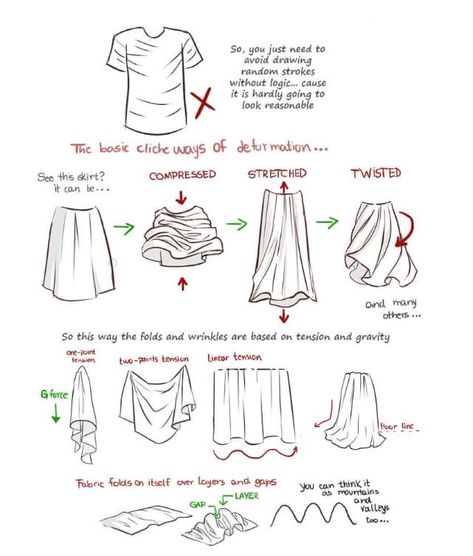 Couture, Wrinkles Art, Drawing Wrinkles, Clothes Drawing, Life Drawing Reference, Fashion Illustration Collage, Fabric Drawing, Fashion Design Books, Wrinkled Clothes