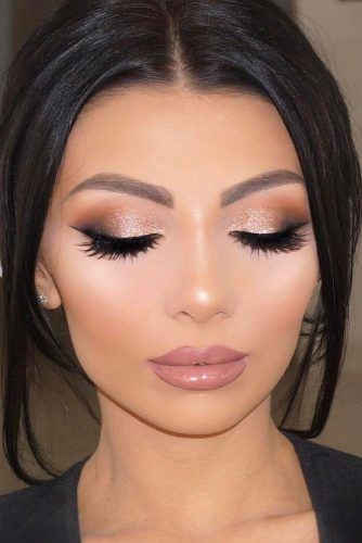 eye make up look idea Wedding Hairstyles And Makeup, Make Up Mata, Teknik Makeup, Prom Makeup Ideas, Flot Makeup, Make Up Braut, Prom Makeup Looks, Beauty Make-up, Wedding Day Makeup