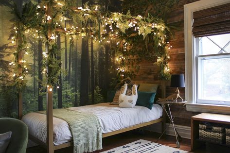 Forest themed bedroom