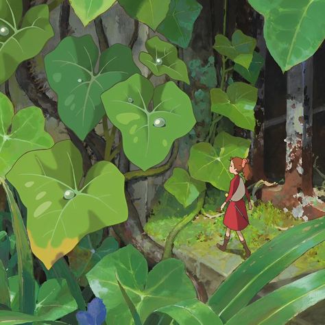 𝒕𝒉��𝒆 𝒔𝒆𝒄𝒓𝒆𝒕 𝒘𝒐𝒓𝒍𝒅 𝒐𝒇 𝒂𝒓𝒓𝒊𝒆𝒕𝒕𝒚 Tumblr, The Secret World Of Arrietty, Casa Anime, Secret World Of Arrietty, Color Me Mine, A Level Art Sketchbook, Disney Japan, The Secret World, Studio Ghibli Movies