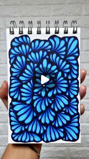 21K views · 1.8K likes | Rokia Love on Instagram: "Day 1- Wobble Layout Challenge ✨️  Zentangle inspired art ✨️  Thank you so much for watching my videos and supporting my channel ❤️❤️  #zentangledaily #zentanglechallenge #zentangleinspiredart #zendoodleart #doodles" Mandalas, Zentangle Art Beginners Easy, Creative Drawing Ideas Unique, Watercolour Markers, Zentangle Kunst, Zentangle Tutorial, Zen Doodle Art, Mandala Art Therapy, Tangle Doodle