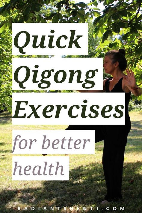 Practice these quick qigong exercises for better health with Radiant Shenti. Qigong benefits include increased flexibility, a clear mind, and strength. These qigong for beginners workout videos will have you feeling in better health. #qigongexercises Qigong Benefits, Beginner Workout Video, Tai Chi For Beginners, Beginners Workout, Tai Chi Exercise, Qigong Exercises, Desk Workout, Tai Chi Qigong, Easy At Home Workouts