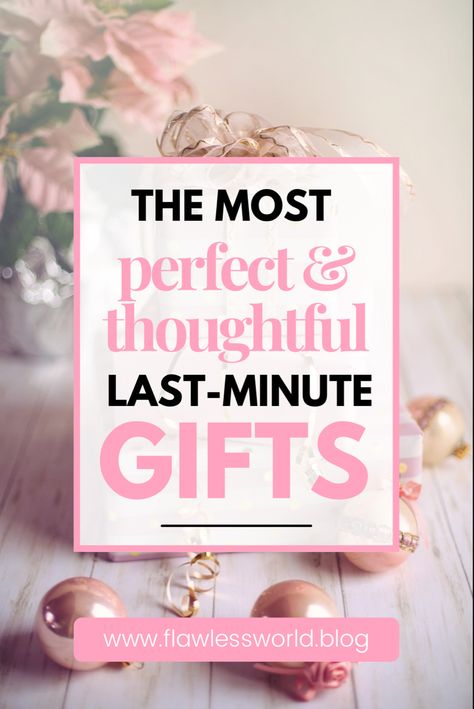 Perfect and thoughtful last-minute gift ideas for everyone on your list Quick Birthday Gifts Last Minute, Last Minute Birthday Gift Ideas, Easy Birthday Gifts, Last Minute Gift Ideas, Christmas Village Sets, Last Minute Birthday Gifts, Girlfriend Birthday, Champagne Bottles, Spa Kit