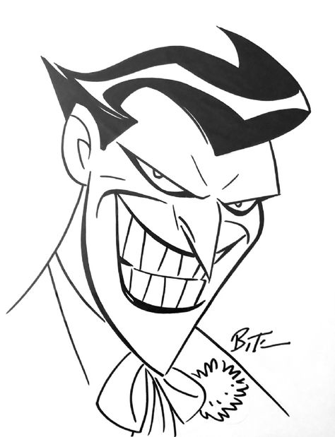 Joker Drawing Cartoon, Joker Sketch, Joker Drawing, Joker Cartoon, Guerriero Samurai, Sketch Comic, Joker Drawings, Batman Drawing, Joker Artwork