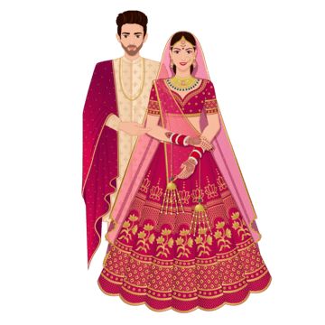 wedding couple outfits,fashion outfit,ceremony,groom to be,save the date,groom,barat,sangeet,mehendi,haldi,engagement,marriage,wedding,couple,south indian,cultural,man,punjabi,asian,happy,female,ethnic,girl,jewellery,hinduism,saree,celebration,traditional,bridegroom,hindu,bride,clothing,matrimony,tradition,bridal,asia,culture,lady,indian,fashion,bride to be,sardar punjabi,north indian,sherwani,lehenga,turban,chokar,jhumaka,mangalsutra,gold Bride Nd Groom Wedding Dress, Sikh Couple Illustration, Indian Bride And Groom Cartoon, Indian Bride And Groom Illustration, Bride Cartoon, Bridal Asia, Mangalsutra Gold, Couple Illustration Wedding, Indian Sherwani