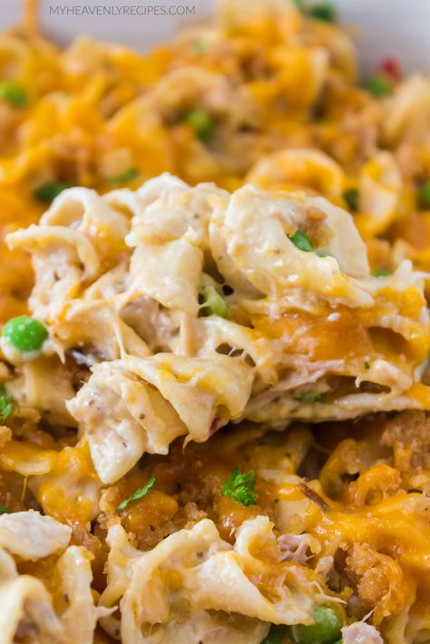 Essen, Skillet Tuna Noodle Casserole, Homemade Cheesy Tuna Helper, Cheesy Tuna Pasta, Corn Noodle Casserole, Tuna Fish Casserole, Campbells Tuna Noodle Casserole, Cheesy Noodle Casserole, Cheesy Tuna Noodle Casserole