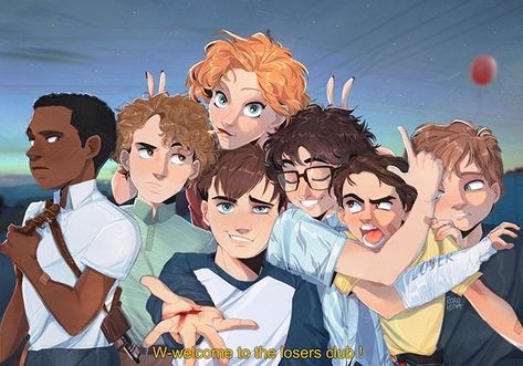 « W-welcome to the Losers Club ! » ��• woah. this artwork took me SO LONG to finish but i’m happy with the result!! I really wanted to draw… The Losers Club, Es Pennywise, Loser Club, Clown Movie, The Losers, It Pennywise, You'll Float Too, Pennywise The Dancing Clown, It The Clown Movie