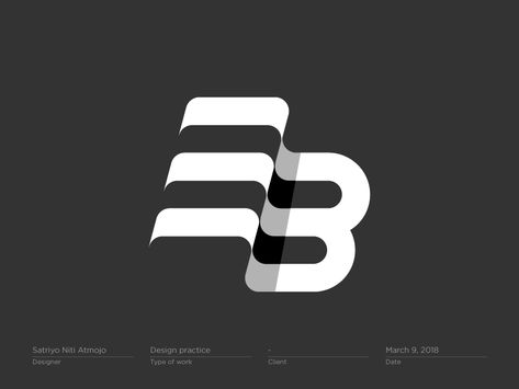 BE / EB monogram | logo | logotype by Satriyo Atmojo on Dribbble 3 Letter Logo, Two Letter Logo, Logo Monogramme, B Monogram, Logo Design Set, Clothing Brand Logos, Initial Logo, Logo Design Inspiration Branding, Art Appliqué