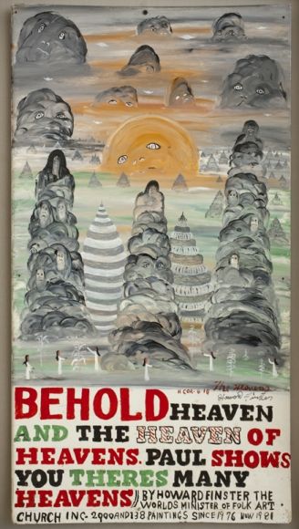 Howard Finster - Artists - Outsider Art Fair Howard Finster Art, Howard Finster, New Orleans Museums, Southern Art, High Museum, Philadelphia Museums, Philadelphia Museum Of Art, Whitney Museum, Art Brut