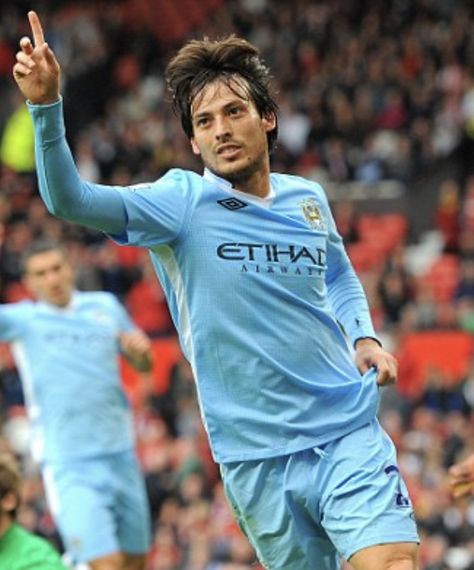 20111023 Manchester United 1-6 Manchester City - David Silva (AFP/Getty Images) Manchester United, Premier League, Manchester, David Silva, Manchester City Wallpaper, Man City, City Wallpaper, Manchester City, Tik Tok