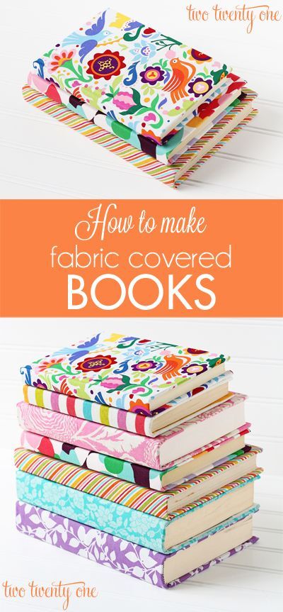 Perfect for adding pops of color to your home and reusing old books! Bookmark Diy, Fabric Book Covers, Craft Tutorial, Fabric Book, Diy Couture, Crafty Craft, Crafty Diy, Diy Projects To Try, Crafts To Do