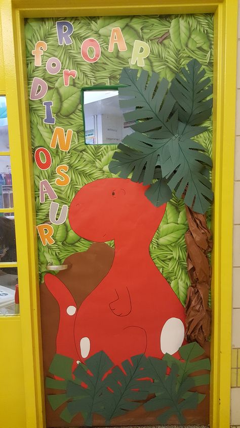 Dinosaur Classroom Door Dinosaur Classroom Door Decoration, Dinosaur Preschool Decorations, Dinosaurs Classroom Decorations, Dinosaur Door Classroom, Dinosaur Display Board, Dinosaur Themed Classroom Decorations, Dinosaur Theme Classroom Door, Dinosaur Theme Classroom Decorations, Dinosaur Classroom Theme Decor Preschool