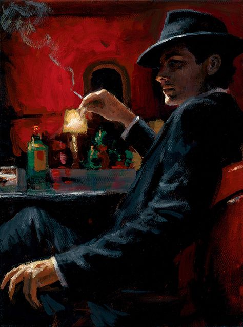 Noir Detective, Fabian Perez, Tableau Pop Art, Edward Hopper, Tableau Art, Poses References, Pulp Art, Night Painting, Cthulhu