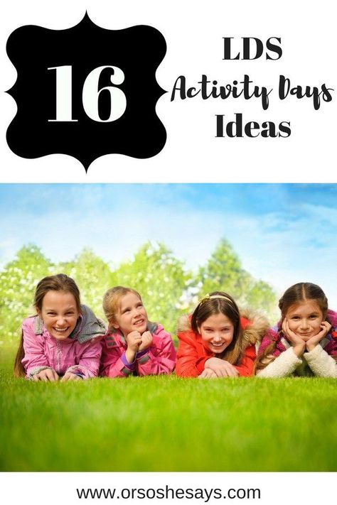 We've gathered 16 super cool LDS Activity Days ideas just for you! Check out the blog: www.orsoshesays.com #LDSActivityDaysIdeas #LDSActivityDays #LDSActivities #ActivityDaysIdeas #MayActivityDaysIdeas #ActivitiesforTweens #MothersDay #LDS #LDSBlogger #Mormon #MormonBlogger Activity Days For Girls Lds, Lds Activity Days Ideas, Activity Days Ideas, Lds Youth Activities, Lds Activity Days, Remove Grass Stains, Activity Day Girls, Lds Lessons, Yw Activities