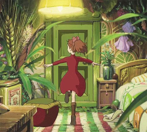 Arrietty GIF - Twirl Dance Arrietty - Discover & Share GIFs Memes, The Secret, Studio Ghibli, The Secret World, Gif