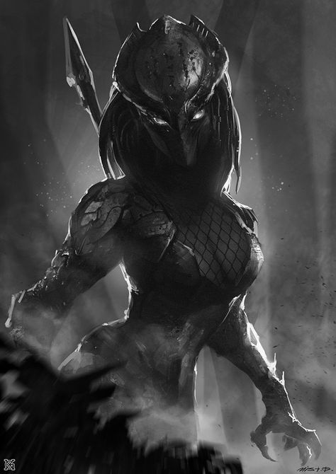 Female predator, mist XG on ArtStation at https://www.artstation.com/artwork/ezkXP?utm_campaign=notify&utm_medium=email&utm_source=notifications_mailer Concept Art Landscape, Predator Artwork, Predator Alien Art, Arte Alien, Heroic Fantasy, Alien Concept, Alien Vs Predator, Alien Concept Art, Alien Vs