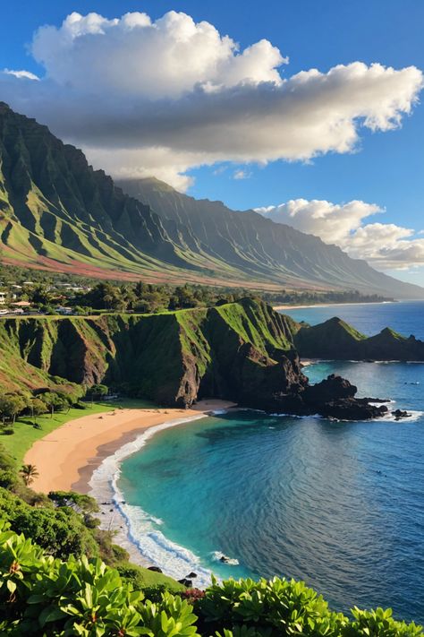 Discover Maui&#8217;s Majestic Geography 🌺 Bonito, Season Pictures, Christmas Video, Paradise Travel, Holiday Travel Destinations, Beautiful Sites, Paradise On Earth, Beaches In The World, Best Resorts