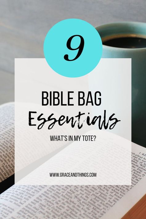 Bible Bag Essentials What's in my tote? Bible Study Tote Bag, Bible Study Ideas, Bible Study Bag, Quiet Time Boxes, Emergency Backpack, Scripture Bag, Bible Tote Bag, Pocket Bible, Bible Study Gifts