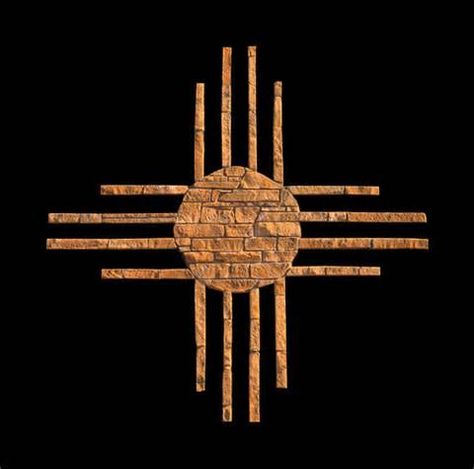 Mexico, Santa Fe, Aztec Mosaic, Copper Enameling, Zia Symbol, Eclectic Restaurant, Native Designs, Desert Ideas, Sun Symbol
