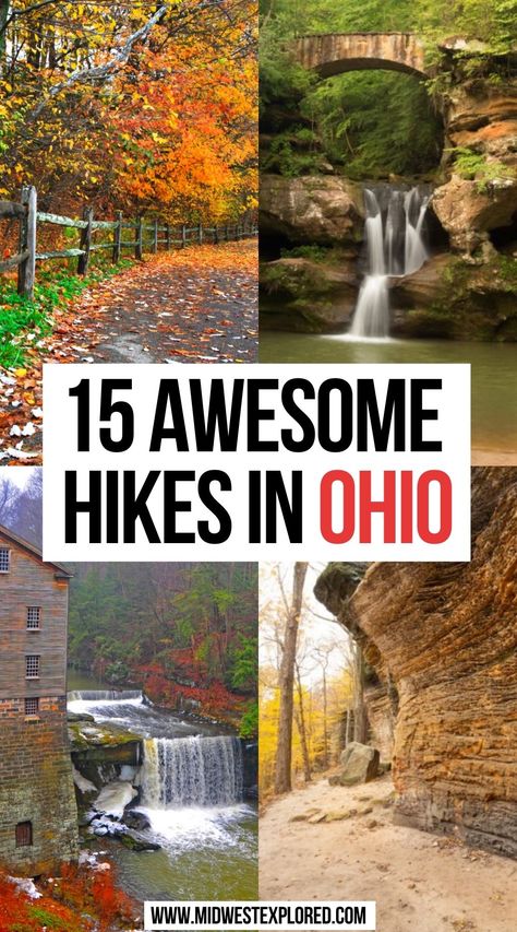 Nature, Ohio Places To Visit, Hiking In Ohio, Ohio Hikes, Ohio Bucket List, Ohio Adventures, Ohio Attractions, Ohio Hiking, Ohio Destinations