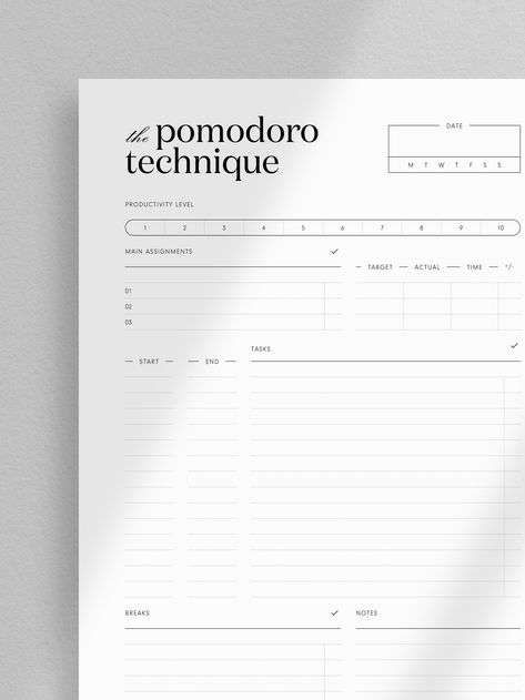 Organisation, Catholic Journal, Aesthetic Digital Planner, The Pomodoro Technique, Pomodoro Technique, Job Satisfaction, Routine Planner, Health Information, Time Management Skills