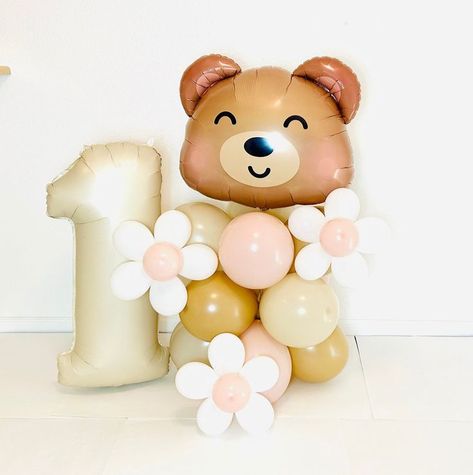 Teddy Bear Balloon Tower, Teddy Bear Balloon, Teddy Bear Birthday, Teddy Bear Picnic, Teddy Bear party, Teddy Bear Tea party, Teddy Bear Margaritas, Teddy Bear First Birthday Girl, Bear Theme 1st Birthday Party, Teddy Bear Birthday Theme, Balloon Teddy Bear, Teddy Bear Tea Party, Bear Tea Party, Beary First Birthday, Teddy Bear Picnic Birthday Party