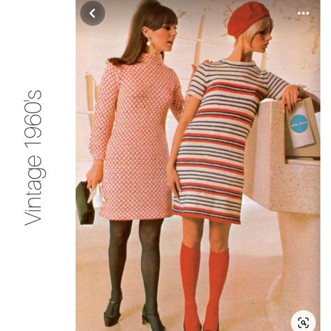 Swinging Sixties Fashion, 60’s Fashion, Look 80s, Style Année 60, Mode Retro, 1960 Fashion, 60s 70s Fashion, 60s And 70s Fashion, Fashion 1960s