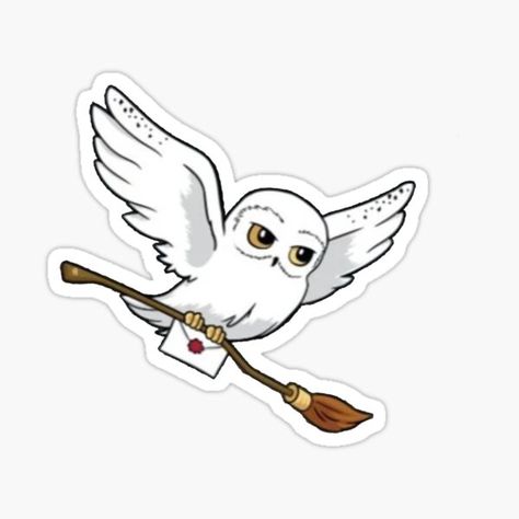 Harry Potter Stickers | Redbubble Harry Potter Border, Harry Potter Desenho, Hardy Potter, Stickers Drawing, Imprimibles Harry Potter Gratis, Magical Owl, Hedwig Harry Potter, Stickers Harry Potter, Imprimibles Harry Potter