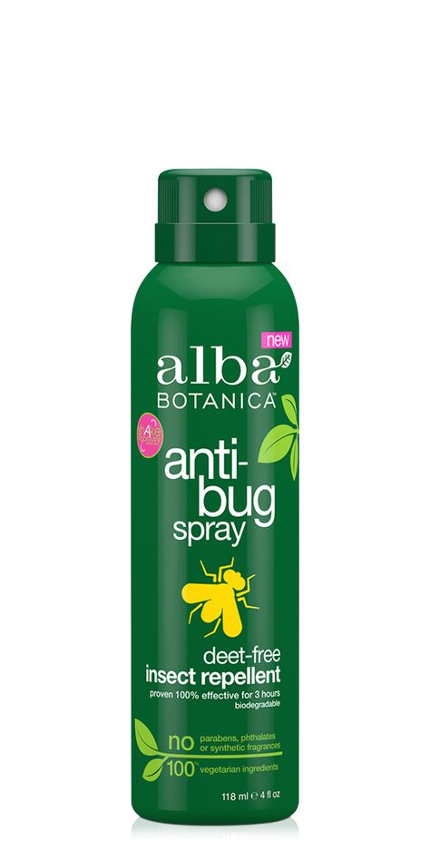 anti-bug spray deet-free insect repellent | Alba Botanica Insect Repellent Spray, Alba Botanica, Ant Killer, Insect Spray, Bug Killer, Cosmetics Mockup, Traveling Tips, Bug Spray, Bug Bites