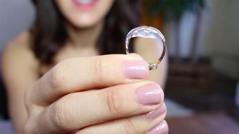 Ring Too Big, Make A Ring Smaller, Ring Size Adjuster, Jewelry Hacks, Diamond Eternity Wedding Band, Ring Spacer, How To Make Rings, Big Rings, Diy Rings