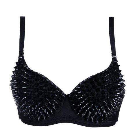 Product SpecificsGender:WomenItem Type:TopsMaterial:Nylon,SpandexPattern Type:SolidTops Type:CamisClothing Length:ShortStyle:Punk StyleFabric Type:BroadclothDecoration:RivetType:Bustier Sport Bra CorsetFabric:Spandex 82% Nylon 18%Size Range:S M L XL 2XL Studded Bra, Bra Crop Top, Luxe Boutique, Sport Bra Top, Gothic Punk, Style Party, Crop Top Bra, Punk Goth, Dress Jewelry