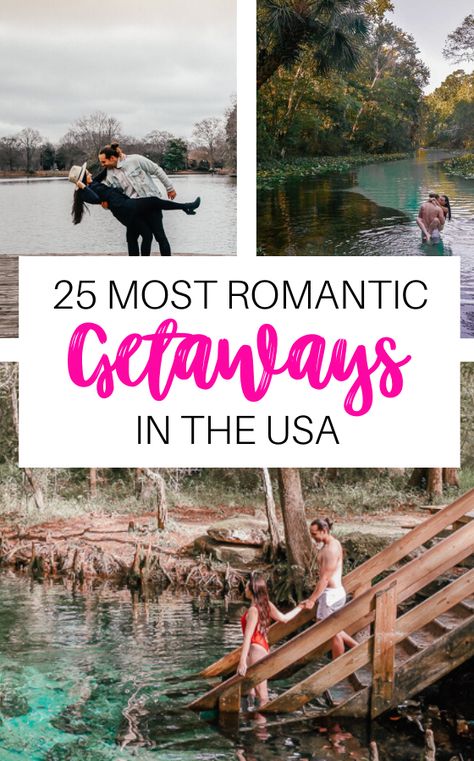 Romantic Getaways In The Us, Romantic Places To Travel, Weekend Getaways For Couples, Couples Weekend, Vacations In The Us, Best Honeymoon Destinations, Best Weekend Getaways, Romantic Weekend Getaways, Vacation Locations