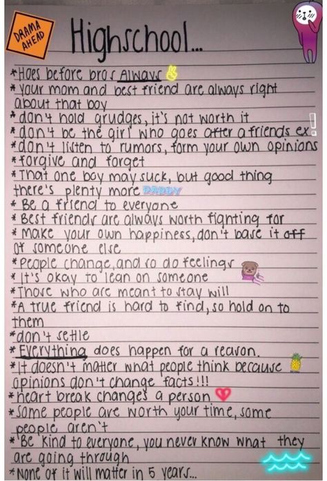 Teen Bucket List High Schools, High School Ideas Activities, Senior Year Advice, How To Be Funny At School, Fun Things To Do At School, What To Do At School, How To Not Be Annoying, School Bucket List, Highschool Advice