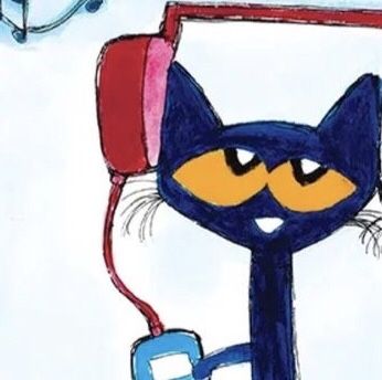 Kawaii, Hippy Art, Pete And Callie, Matching Cat Pfp Friends, Pete The Cat Art, All Religions, Duos Icons, Pete The Cat, Cat Icon