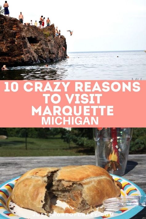 10 Crazy Reasons To Visit Marquette, MI - Just Short of Crazy Marquette Michigan, Upper Peninsula Michigan, Michigan Road Trip, Michigan Vacations, Midwest Travel, Lake Trip, Venice Italy Travel, Michigan Travel, Arizona Travel