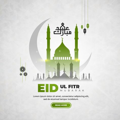 Ed Ul Fitr, Eid Mubarak Flyer Design, Eid Banner Design, Eid Graphic Design, Eid Fitr Design, Mozaik Tiles, Eid Mubarak Design Ideas, Eid Al-fitr, Eid Social Media Post