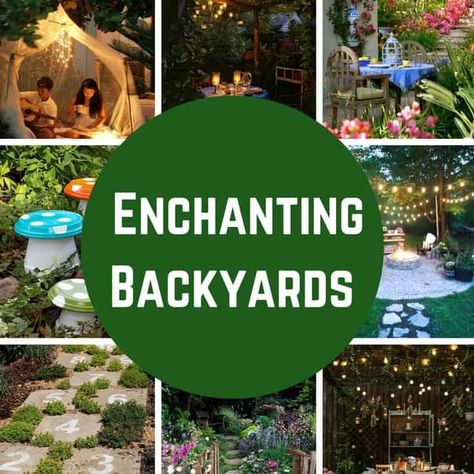 Fairy Garden Design Ideas, Cottage Backyard, Princess Pinky Girl, Pinky Girl, Backyard Seating Area, Pathway Landscaping, Garden Mushrooms, Garden Canopy, Backyard Seating